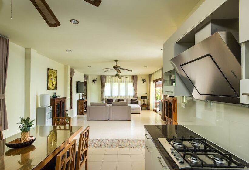 3 베드룸 디럭스 빌라, Idyllic Samui Beach Villa Resort