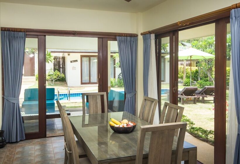 침실 2개 빌라, Idyllic Samui Beach Villa Resort