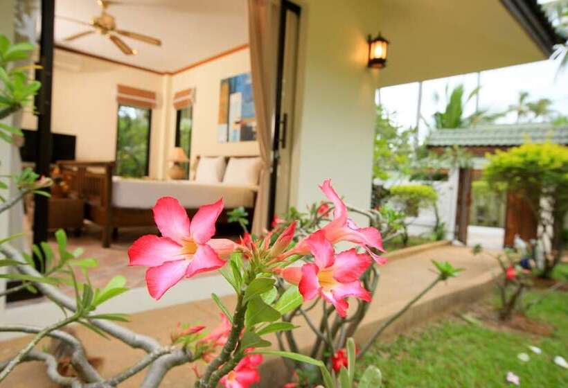 침실 1개 디럭스 빌라, Idyllic Samui Beach Villa Resort