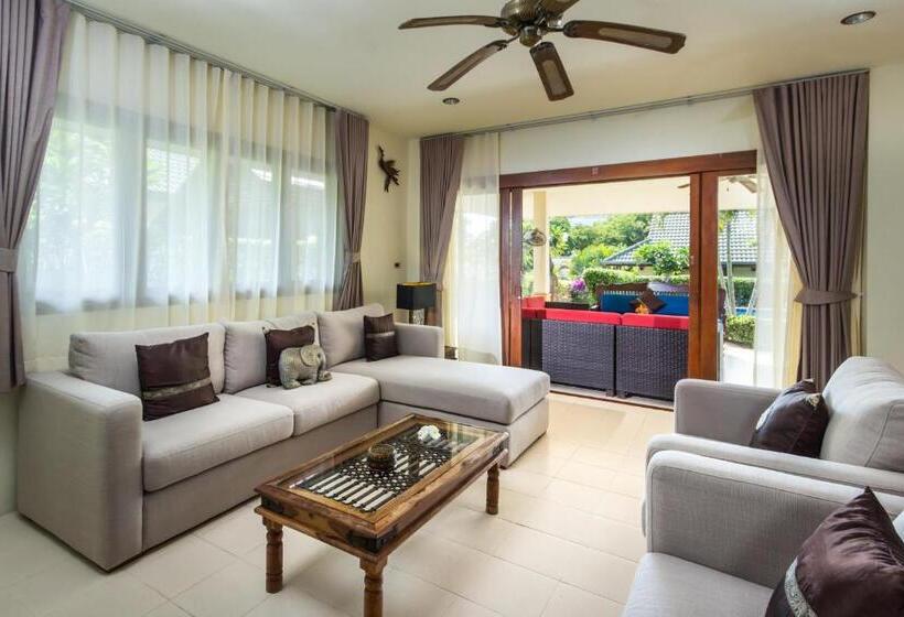 3 베드룸 디럭스 빌라, Idyllic Samui Beach Villa Resort