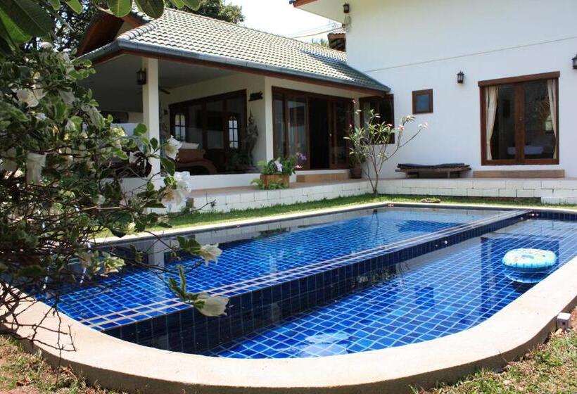 침실 1개 디럭스 빌라, Idyllic Samui Beach Villa Resort