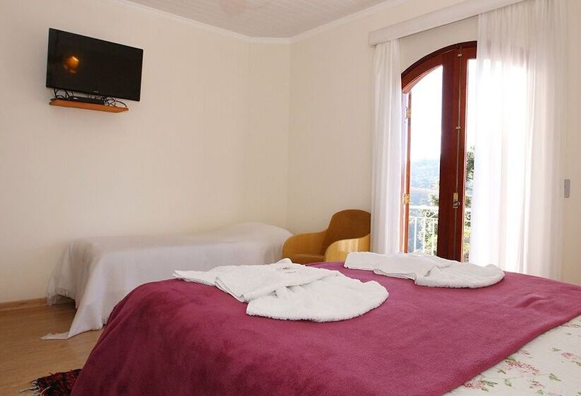 Quarto Triplo Estandar, Pousada Recanto Siao