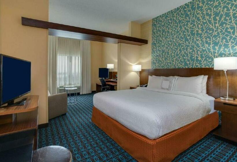 Люкс Кровать Кинг, Fairfield Inn & Suites By Marriott Fort Lauderdale Pembroke Pines