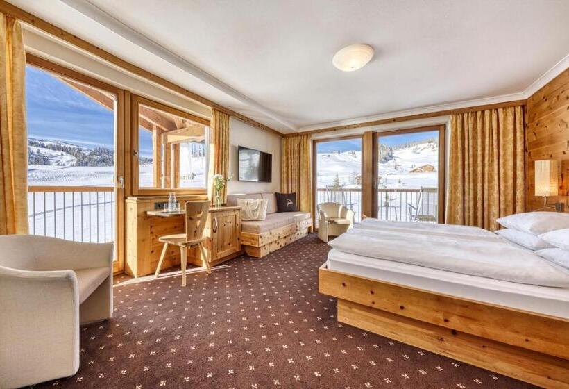 اتاق استاندارد با بالکن, Brunelle Seiser Alm Lodge