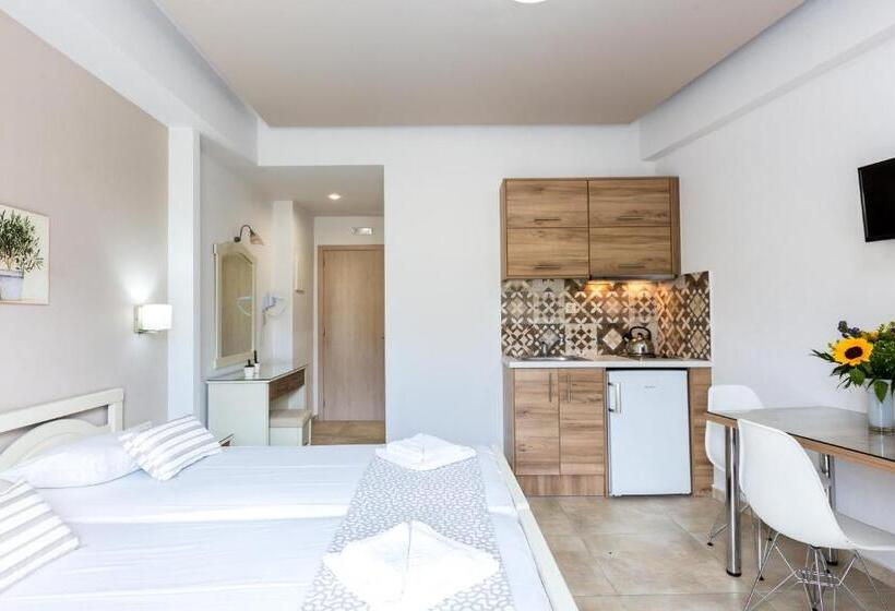 수피리어 스튜디오 풀장 전망, Amalia Apartments