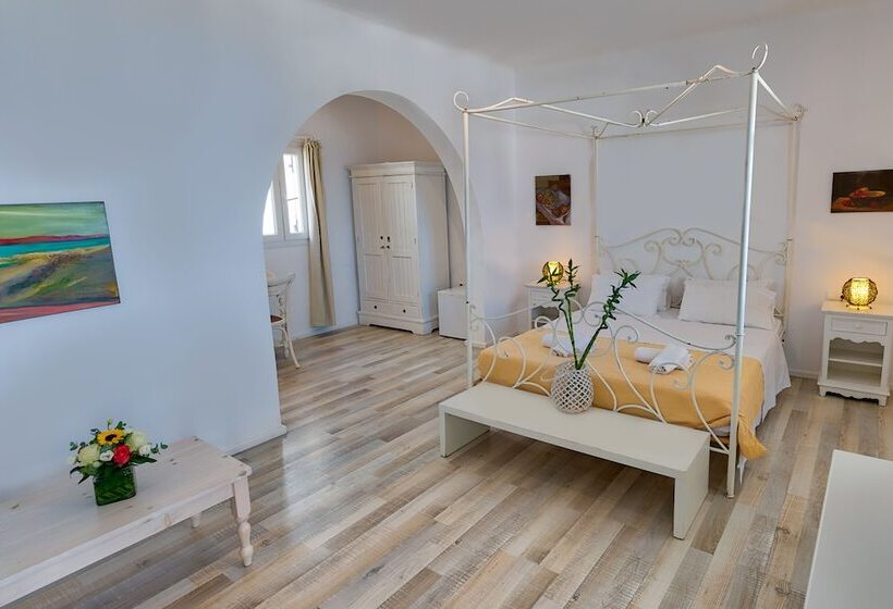 חדר דלוקס עם מרפסת נוף לים, Withinn Mykonos Suites