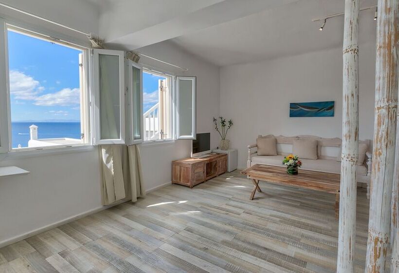 חדר דלוקס לשלושה עם נו לים, Withinn Mykonos Suites