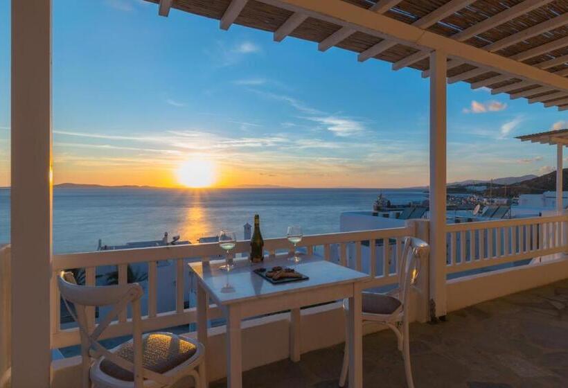 חדר דלוקס לשלושה עם נו לים, Withinn Mykonos Suites