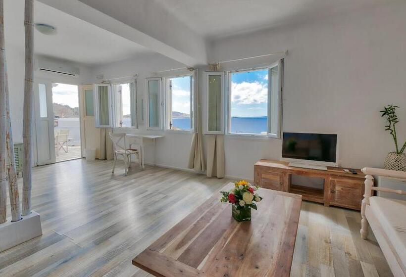 חדר דלוקס לשלושה עם נו לים, Withinn Mykonos Suites