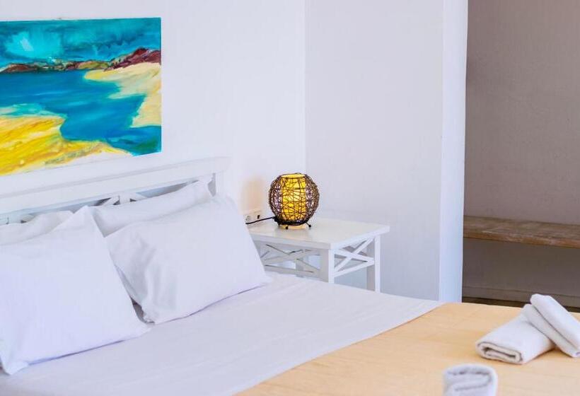 חדר דלוקס עם מרפסת נוף לים, Withinn Mykonos Suites