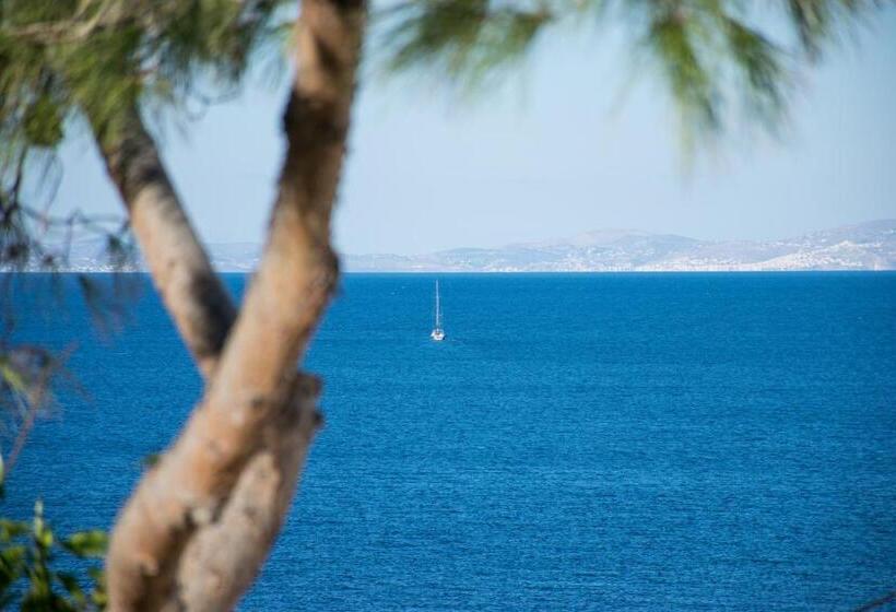 חדר דלוקס עם מרפסת נוף לים, Withinn Mykonos Suites