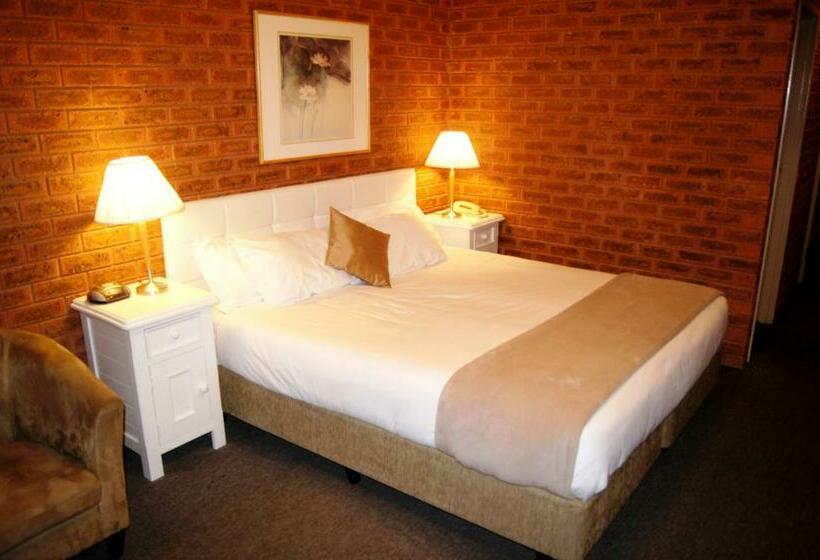 스탠다드 룸 킹사이즈 침대, Central Yarrawonga Motor Inn