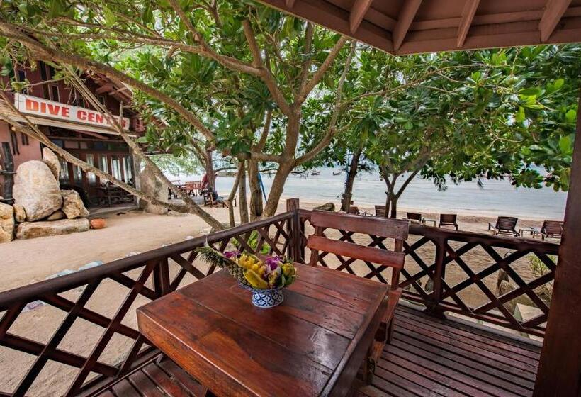 غرفة ديلوكس مطلّة علي البحر, Sairee Seaview Koh Tao   Hostel