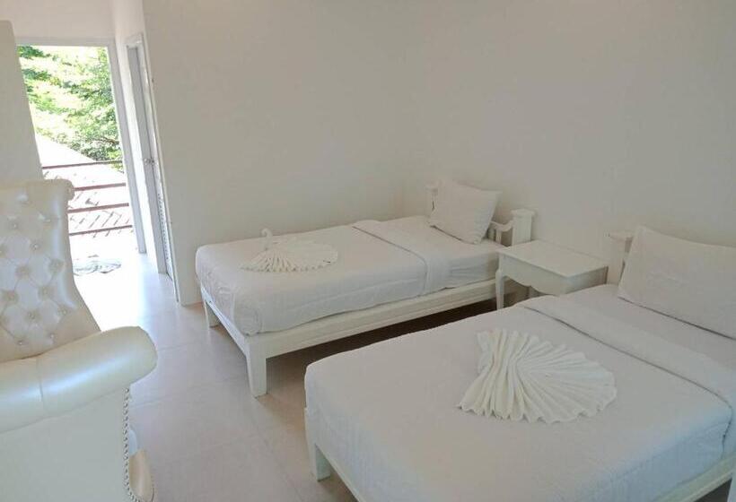 شقة غرفة نوم واحدة مزودة بشُرفة, Sairee Seaview Koh Tao   Hostel
