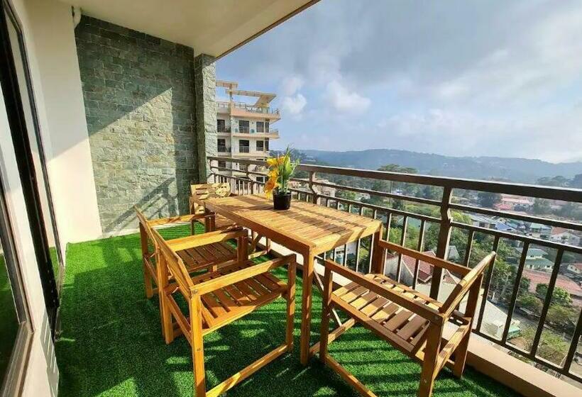 سوییت با چشم‌انداز کوه, One Aston Deluxe Suite Baguio 2br At Bristle Ridge