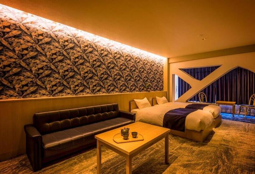 Трехместный Номер Стандарт с Видом, Ooedo Onsen Monogatari Premium Toba Saichoraku