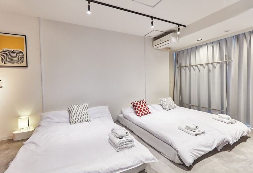 Номер Стандарт Четырехместный Совместный Санузел, Tora Hotel Asakusa   Hostel