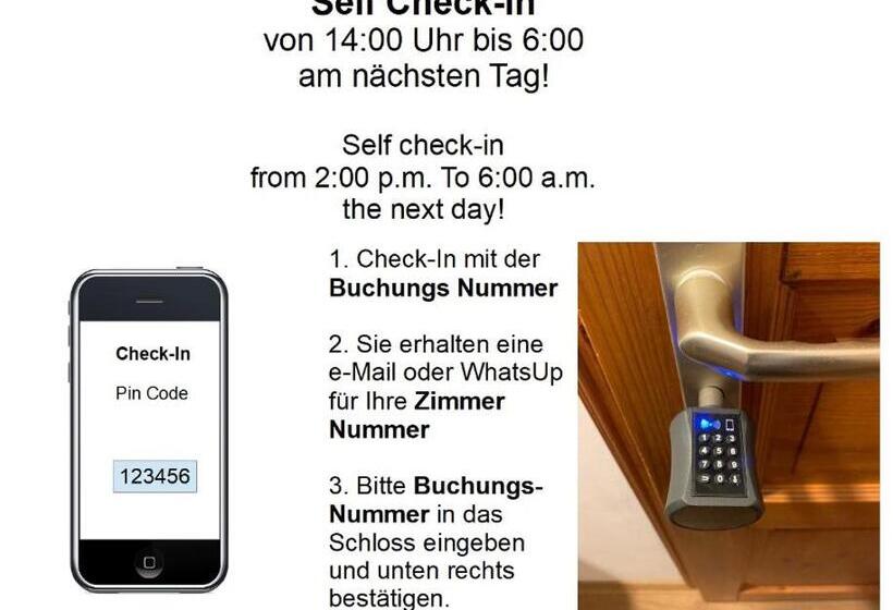 标准单人间共用浴室, Zimmerfrei Dresden Mit Bad Miniküche Self Check In 24 7