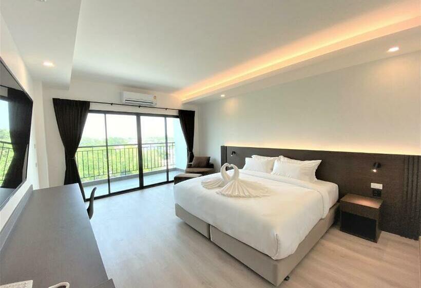Номер Deluxe Кровать Кинг, Geen Hotel Chonburi