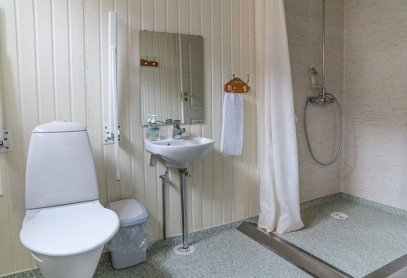 اتاق استاندارد با سرویس بهداشتی مشترک, Guesthouse Isafjordur  Gamla