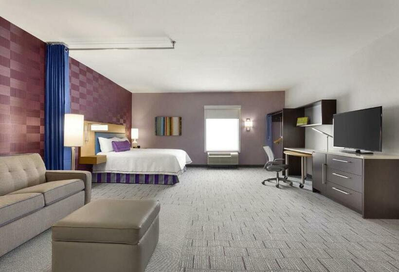 Люкс Deluxe Кровать Кинг, Home2 Suites By Hilton Greenville Downtown