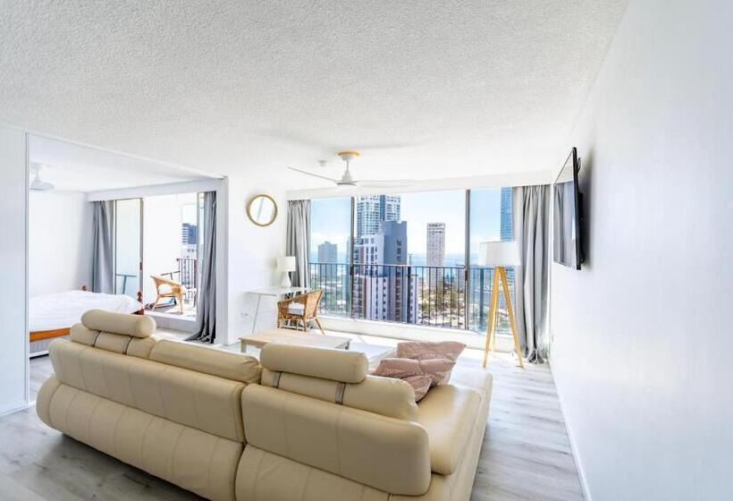 דירת סופריור  חדרי שינה, Condor Ocean View Apartments Managed By Gold Coast Premium