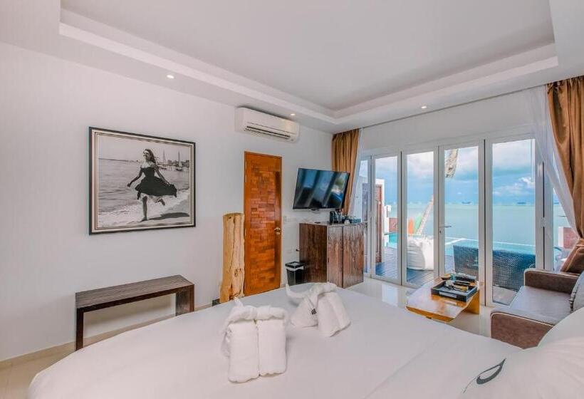 ویلای یک اتاق خوابه با استخر شنا, The Privilege Hotel Ezra Beach Club