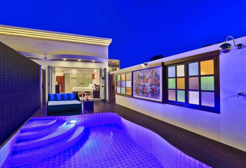 ویلای یک اتاق خوابه با استخر شنا, The Privilege Hotel Ezra Beach Club