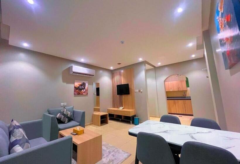 اتاق لوکس, السعادة سويت   الملز الرياض Saada Suites Serviced Apartments