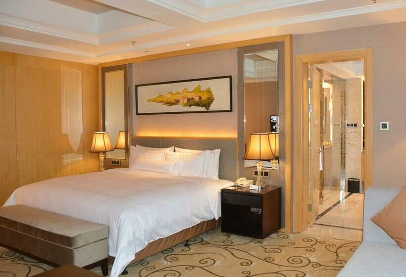 Номер Deluxe Кровать Кинг, Wyndham Grand Plaza Royale Mingfa Zhangzhou