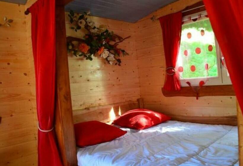 Номер Стандарт, Roulotte Cosy Avec Kitchenette, Ruisseau Apaisant Et Espace Bien être, Nuit Insolite à Ferdrupt   Fr