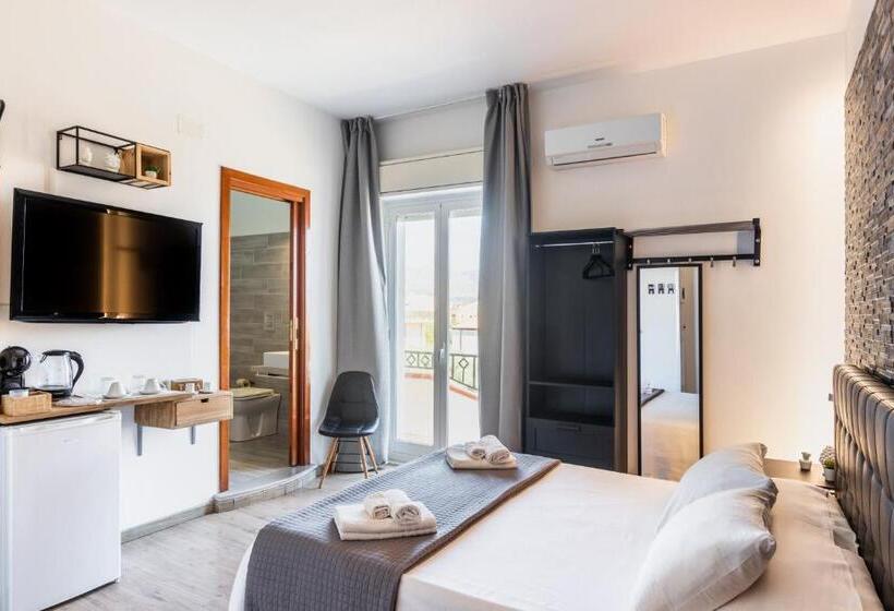 标准间侧面带海景, Pantanello Rooms Avola