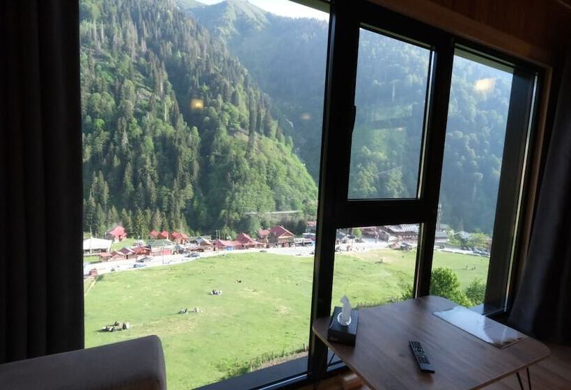 اتاق استاندارد با چشم‌انداز, Ayder Villa De Pelit
