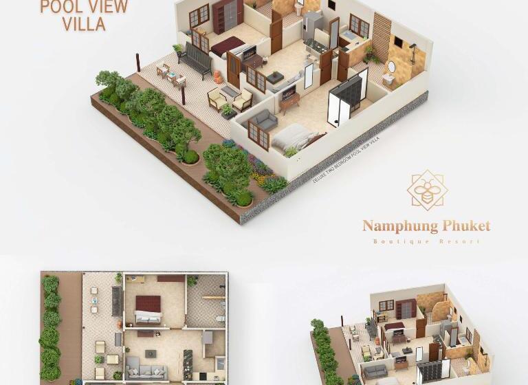 ویلای 2 خوابه, Namphung Phuket Boutique Resort