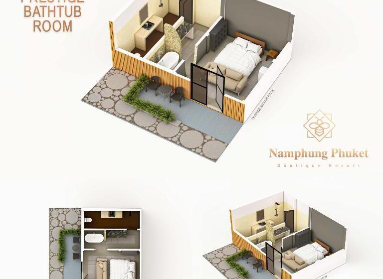 اتاق لوکس, Namphung Phuket Boutique Resort