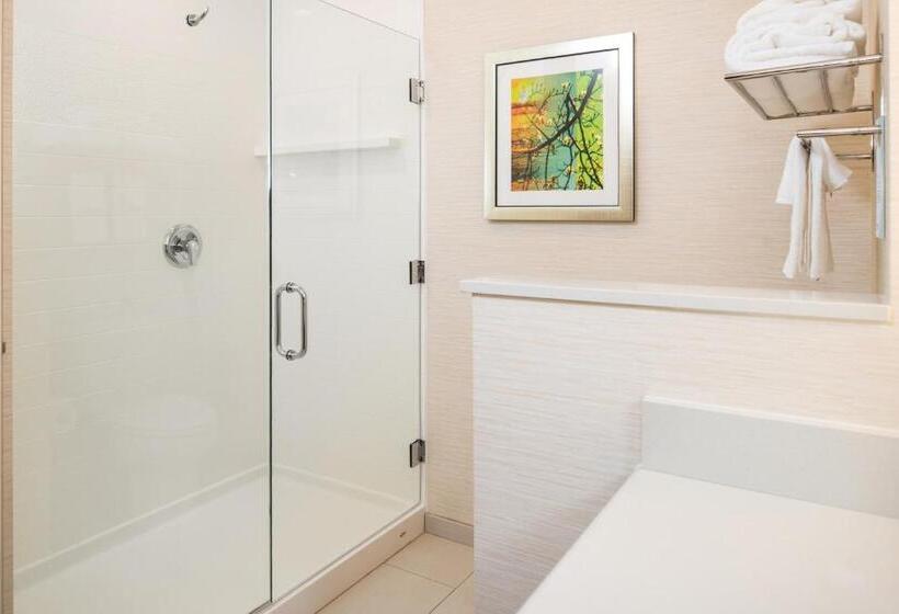 キングサイズベッドのスタンダードルーム, Fairfield Inn & Suites By Marriott Akron Stow