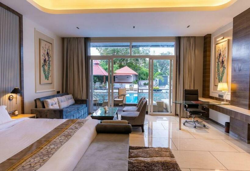 带大床的标准间, Mountain Creek Villa Udaipur