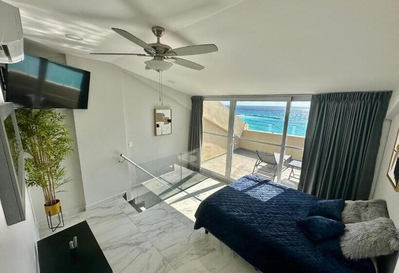 آپارتمان 1 خوابه با چشم‌انداز دریا, Beachfront Penthouse