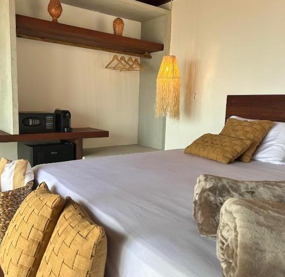 바다 전망 스탠다드 방갈로, Kuarasy Boutique Hotel Japaratinga