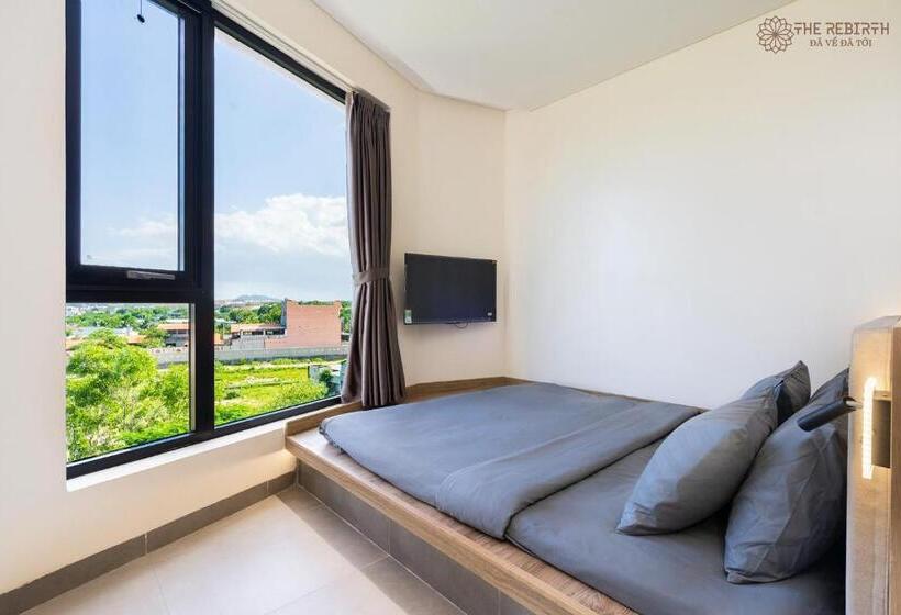 آپارتمان 1 خوابه با چشم‌انداز دریا, The Rebirth Apartment Binh Chau Ho Tram