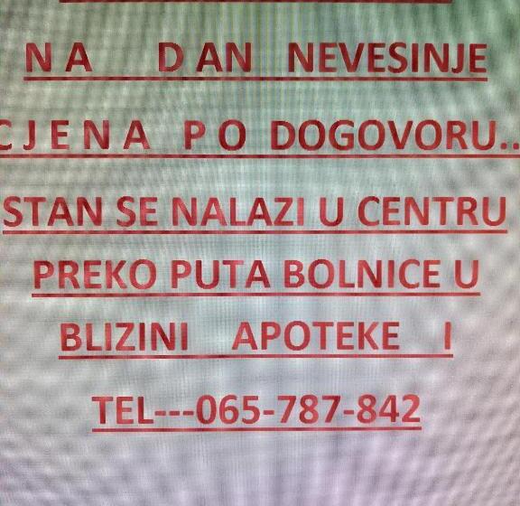 اتاق لوکس, Smještaj Nevesinje