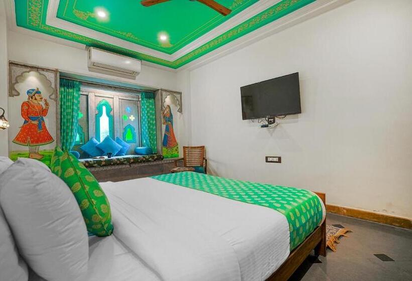 带大床的复式套间, Aaj Haveli   Lake Facing Boutique Hotel By Levelup Hotels