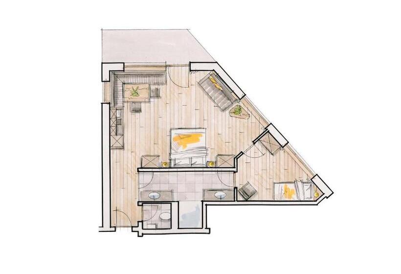 산 전망 스위트, Aparthotel Stacherhof