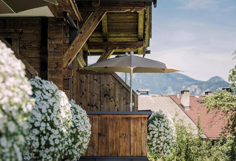 キングサイドベッドのスタンダードワンルーム, Aparthotel Stacherhof