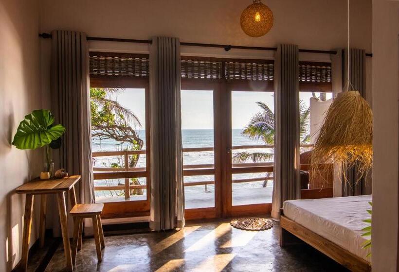 Quarto Quádruplo Estandar Vista Mar, Amaroo Hikkaduwa