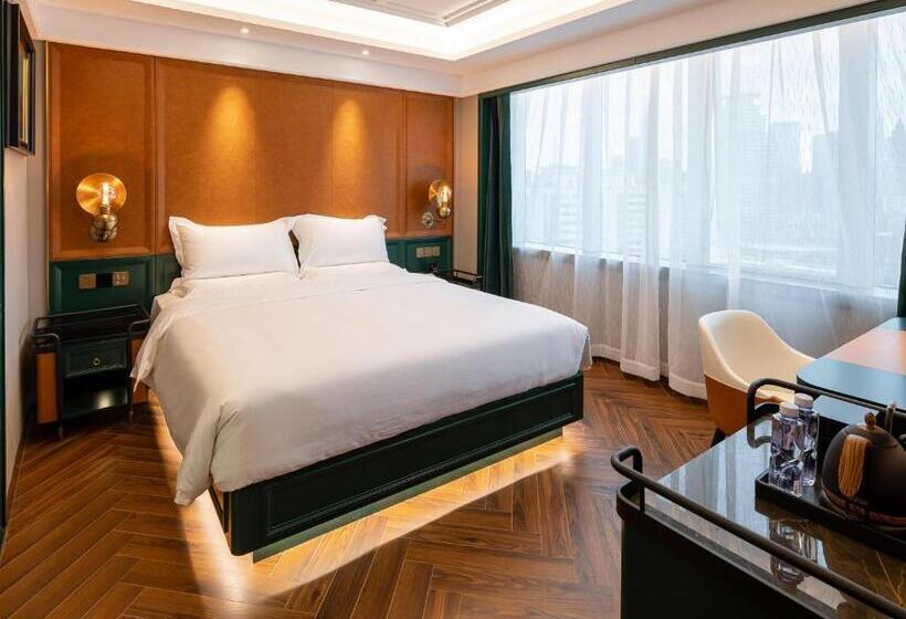 스탠다드 룸 퀸사이즈 침대, Elite Hotel Taikoo Hui Plaza Guangding Metro Station Branch   Free Shuttle Bus To Canton Fair Comple