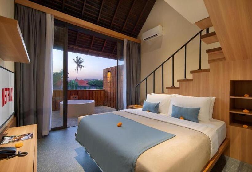 강 전망 스위트, Canggu Cabana Resort & Spa By Ini Vie Hospitality