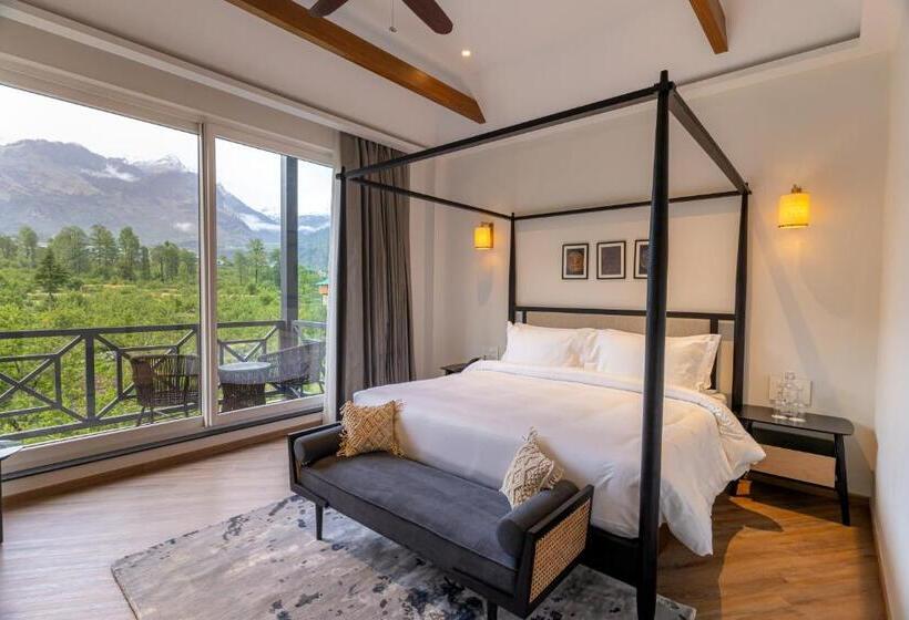 발코니 디럭스 룸, Nivasana Manali   A Luxury Boutique