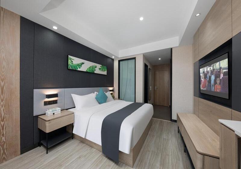 Номер Стандарт Плюс, Thank Inn Plus Changsha Ningxiang Ningbang Plaza Pedestrian