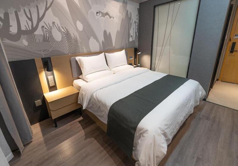اتاق استاندارد پلاس, Thank Inn Plus Lanzhou New District Zhongchuan Airport Rainbow City